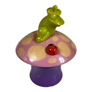 Avon Mushroom & Frog Container‎